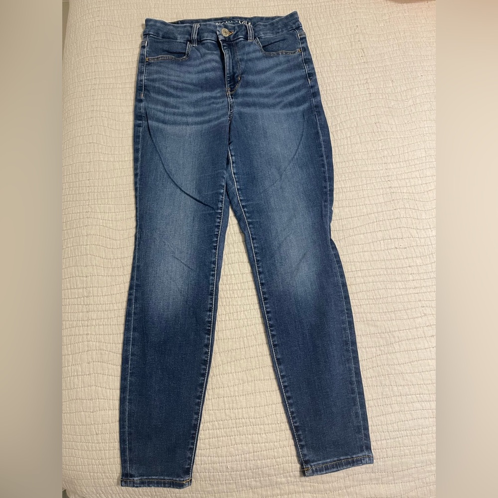 American Eagle Outfitters Dark Blue Skinny Jeans